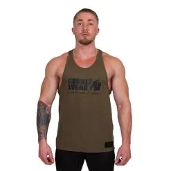 Gorilla Wear Classic Tank Top, Black -butik med fitnessudstyr 901044000r gorilla wear classic tank top army green 1 2