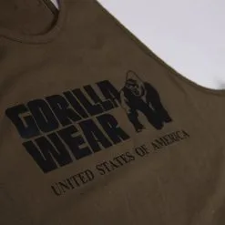 Gorilla Wear Classic Tank Top, White -butik med fitnessudstyr 901044000r gorilla wear classic tank top army green 2