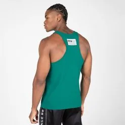 Gorilla Wear Classic Tank Top, Teal Green -butik med fitnessudstyr 901044400R Gorilla Wear Classic Tank Top Teal Green 02 mars23