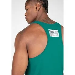 Gorilla Wear Classic Tank Top, Teal Green -butik med fitnessudstyr 901044400R Gorilla Wear Classic Tank Top Teal Green 05 mars23
