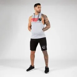 Gorilla Wear Rogers Hooded Tank Top, Grey Melange 11 Gorilla Wear Rogers Hooded Tank Top, Grey Melange -butik med fitnessudstyr 901278000R Gorilla Wear Rogers Hooded Tank Top Grey Melange 06 0922