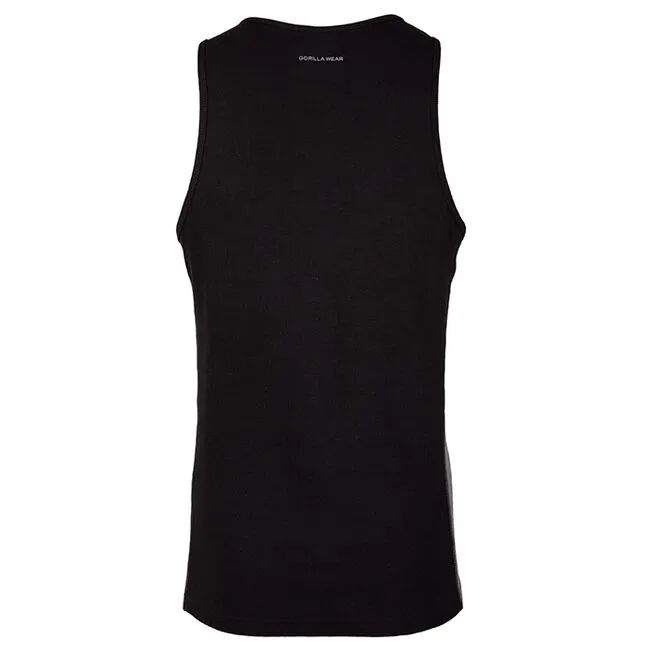 Gorilla Wear Richmond Rib Tank Top, Black/Grey 4 Gorilla Wear Richmond Rib Tank Top, Black/Grey - Billede 4