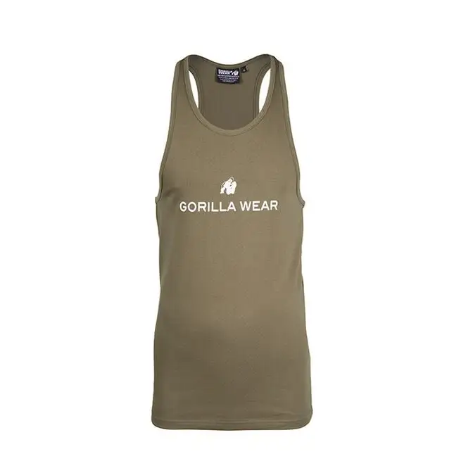 Gorilla Wear Carter Stretch Tank Top, Army Green 13 Gorilla Wear Carter Stretch Tank Top, Army Green - Billede 13