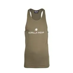 Gorilla Wear Carter Stretch Tank Top, Black -butik med fitnessudstyr 901304000R Gorilla Wear Carter Stretch Tank Top army green 06 0921 2
