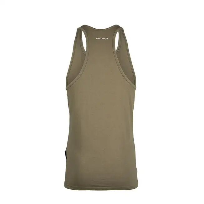 Gorilla Wear Carter Stretch Tank Top, Army Green 14 Gorilla Wear Carter Stretch Tank Top, Army Green - Billede 14