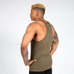Gorilla Wear Carter Stretch Tank Top, Army Green 30 Gorilla Wear Carter Stretch Tank Top, Army Green -butik med fitnessudstyr 901304000R Gorilla Wear Carter Stretch Tank Top army green 2 0921 1