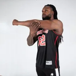 Gorilla Wear San Mateo Jersey Tank Top, Black/Red -butik med fitnessudstyr 901339050R Gorilla Wear San Mateo Jersey Tank Top Black Red 04 0922