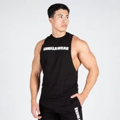 Gorilla Wear Milo Drop Armhole Tank Top, Black