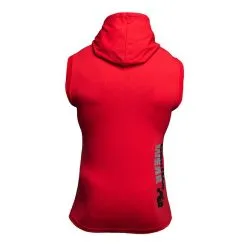 Gorilla Wear Melbourne SL Hooded T-Shirt, Red -butik med fitnessudstyr 905165000r melbourne sl hooded t shirt red 4