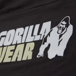 Gorilla Wear Melbourne S/L Hooded T-Shirt, Black -butik med fitnessudstyr 905169000r melbourne s l hooded t shirt black 2