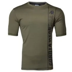 Gorilla Wear Branson T-Shirt, Army Green/Black -butik med fitnessudstyr 905404090 R Gorilla Wear Branson T Shirt Army Green Black S 2 0320 1