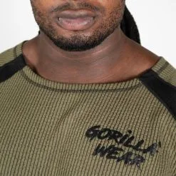 Gorilla Wear Augustine Old School Work Out Top, Grey -butik med fitnessudstyr 905414091R Gorilla Wear Augustine Old School Work Out Top Army Green 04 0321
