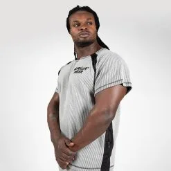 Gorilla Wear Augustine Old School Work Out Top, Grey -butik med fitnessudstyr 905418001R Gorilla Wear Augustine Old School Work Out Top Grey 01 0321 1