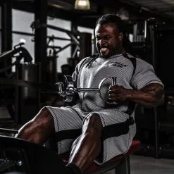 Gorilla Wear Augustine Old School Work Out Top, Grey -butik med fitnessudstyr 905418001r augustine old school work out top grey 3