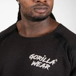 Gorilla Wear Augustine Old School Work Out Top, Grey -butik med fitnessudstyr 905419001R Gorilla Wear Augustine Old School Work Out Top Black 04 0321