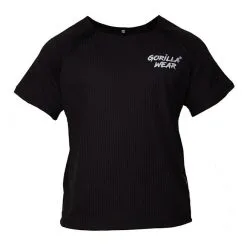 Gorilla Wear Augustine Old School Work Out Top, Grey -butik med fitnessudstyr 905419001r augustine old school work out top black 1