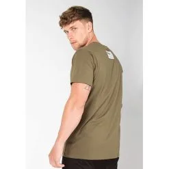 Gorilla Wear Classic T-Shirt, Army Green -butik med fitnessudstyr 905534090R Gorilla Wear Classic T Shirt army green 02 feb21 3