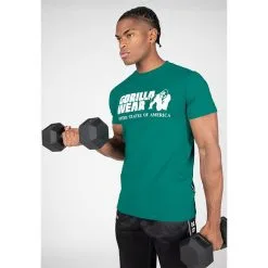 Gorilla Wear Classic T-Shirt, Teal Green 7 Gorilla Wear Classic T-Shirt, Teal Green -butik med fitnessudstyr 905534400R Gorilla Wear Classic T Shirt Teal Green 03 mars23