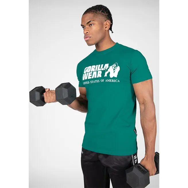 Gorilla Wear Classic T-Shirt, Teal Green 3 Gorilla Wear Classic T-Shirt, Teal Green - Billede 3
