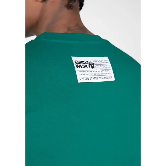 Gorilla Wear Classic T-Shirt, Teal Green 4 Gorilla Wear Classic T-Shirt, Teal Green - Billede 4