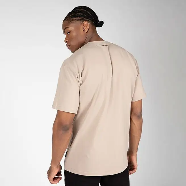 Gorilla Wear Dover Oversized T-shirt, Beige 10 Gorilla Wear Dover Oversized T-shirt, Beige - Billede 10