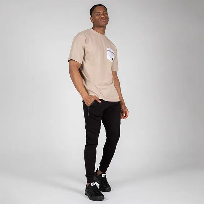 Gorilla Wear Dover Oversized T-shirt, Beige 5 Gorilla Wear Dover Oversized T-shirt, Beige - Billede 5