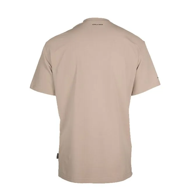 Gorilla Wear Dover Oversized T-shirt, Beige 7 Gorilla Wear Dover Oversized T-shirt, Beige - Billede 7