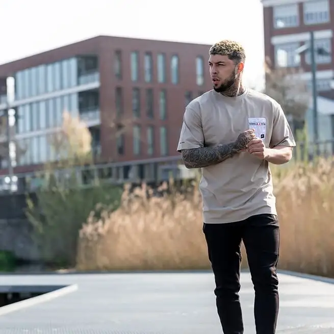 Gorilla Wear Dover Oversized T-shirt, Beige 16 Gorilla Wear Dover Oversized T-shirt, Beige - Billede 16