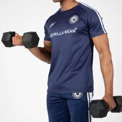 Gorilla Wear Stratford T-Shirt, Navy -butik med fitnessudstyr 90555300R Gorilla Wear Stratford T Shirt Navy 04 0422