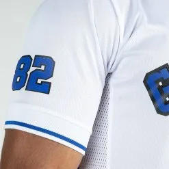 Gorilla Wear San Mateo T-Shirt, White/Blue -butik med fitnessudstyr 905611030R Gorilla Wear San Mateo T Shirt White Blue 06 0922