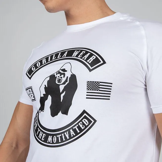 Gorilla Wear Tulsa T-Shirt, White, S 3 Gorilla Wear Tulsa T-Shirt, White, S - Billede 3