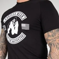 Gorilla Wear Tulsa T-Shirt, Black -butik med fitnessudstyr 905679000R Gorilla Wear Tulsa T Shirt Black 03 0922