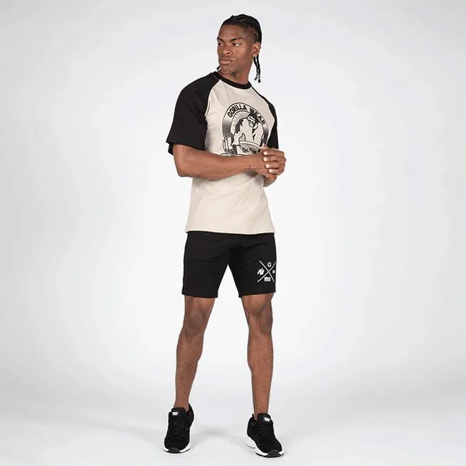 Gorilla Wear Logan Oversized T-Shirt, Beige/Black 2 Gorilla Wear Logan Oversized T-Shirt, Beige/Black - Billede 2