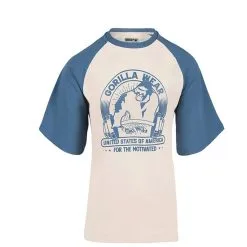 Gorilla Wear Logan Oversized T-Shirt, Beige/Blue 9 Gorilla Wear Logan Oversized T-Shirt, Beige/Blue -butik med fitnessudstyr 905681230R Gorilla Wear Logan Oversized T Shirt BeigeBlue 0922 3