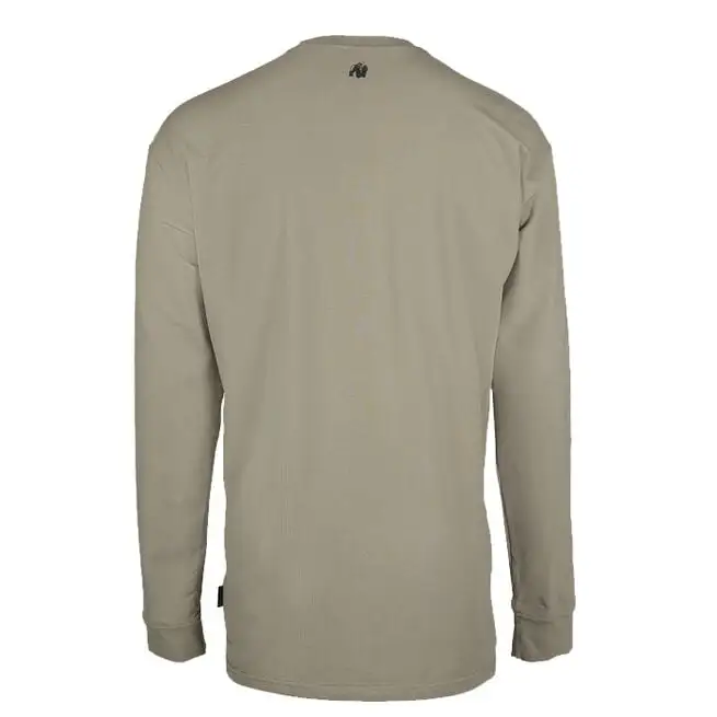 Gorilla Wear Boise Oversized Long Sleeve, Army Green 16 Gorilla Wear Boise Oversized Long Sleeve, Army Green - Billede 16