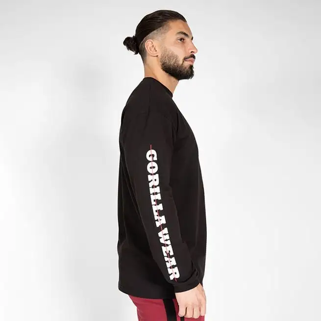 Gorilla Wear Boise Oversized Long Sleeve, Black 15 Gorilla Wear Boise Oversized Long Sleeve, Black - Billede 15