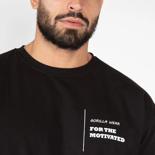 Gorilla Wear Boise Oversized Long Sleeve, Army Green 22 Gorilla Wear Boise Oversized Long Sleeve, Army Green - Billede 22