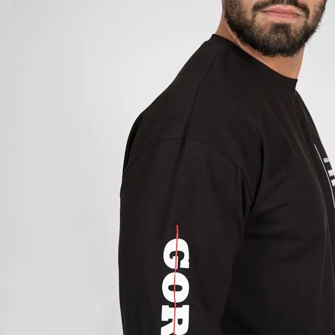 Gorilla Wear Boise Oversized Long Sleeve, Black 17 Gorilla Wear Boise Oversized Long Sleeve, Black - Billede 17