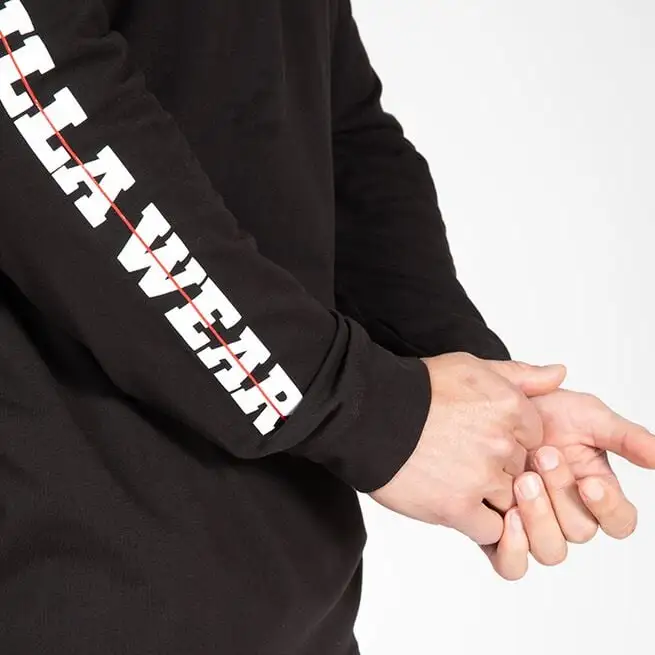 Gorilla Wear Boise Oversized Long Sleeve, Black 6 Gorilla Wear Boise Oversized Long Sleeve, Black - Billede 6