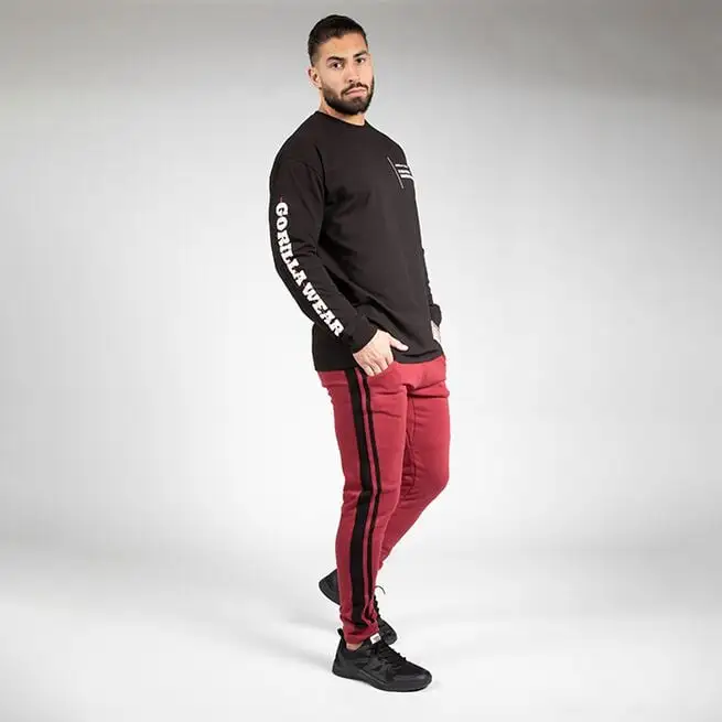 Gorilla Wear Boise Oversized Long Sleeve, Black 8 Gorilla Wear Boise Oversized Long Sleeve, Black - Billede 8