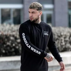 Gorilla Wear Boise Oversized Long Sleeve, Black 55 Gorilla Wear Boise Oversized Long Sleeve, Black -butik med fitnessudstyr 90607900R Gorilla Wear Boise Oversized Long Sleeve Black 11 0821 2