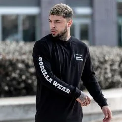 Gorilla Wear Boise Oversized Long Sleeve, Army Green 58 Gorilla Wear Boise Oversized Long Sleeve, Army Green -butik med fitnessudstyr 90607900R Gorilla Wear Boise Oversized Long Sleeve Black 11 0821