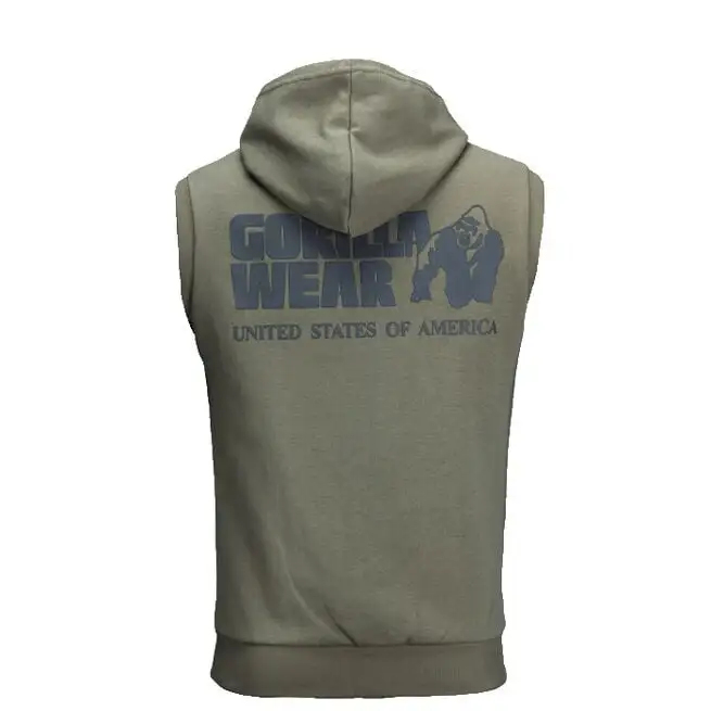 Gorilla Wear Springfield S/L Zipped Hoodie, Black 6 Gorilla Wear Springfield S/L Zipped Hoodie, Black - Billede 6