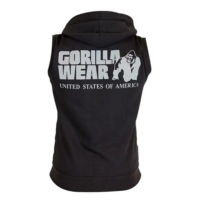 Gorilla Wear Springfield S/L Zipped Hoodie, Black 2 Gorilla Wear Springfield S/L Zipped Hoodie, Black - Billede 2
