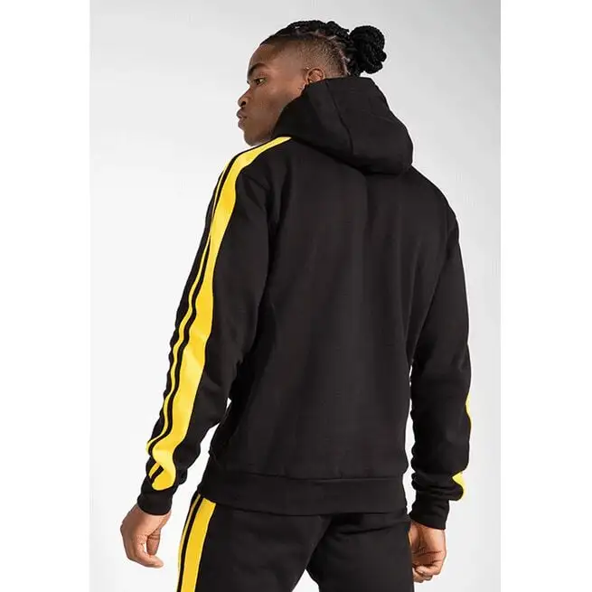Gorilla Wear Banks Oversized Hoodie, Black/Yellow 4 Gorilla Wear Banks Oversized Hoodie, Black/Yellow - Billede 4