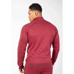 Gorilla Wear Wenden Track Jacket, Burgundy Red -butik med fitnessudstyr 908165000R Gorilla Wear Wenden Track Jacket burgundy red 02 feb21