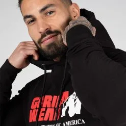 Gorilla Wear Classic Hoodie, Black -butik med fitnessudstyr 90820900R Gorilla Wear Classic Hoodie Black 05 0422