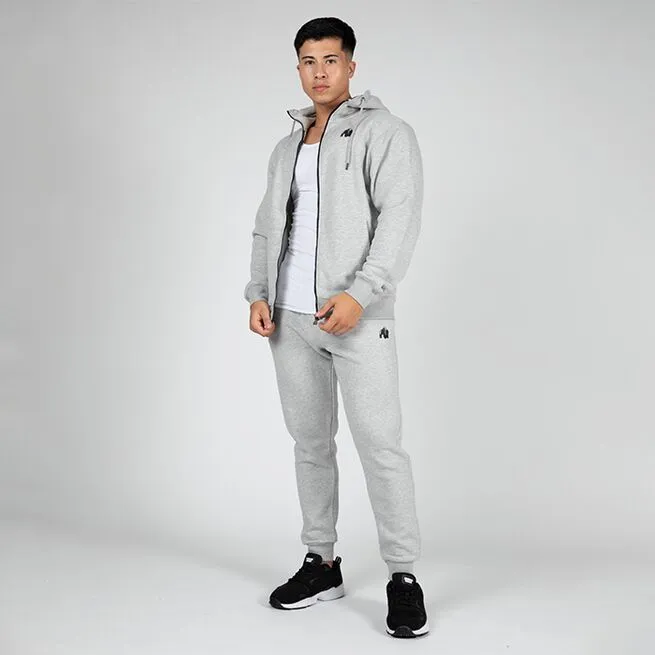 Gorilla Wear Kennewick Zipped Hoodie, Grey 4 Gorilla Wear Kennewick Zipped Hoodie, Grey - Billede 4
