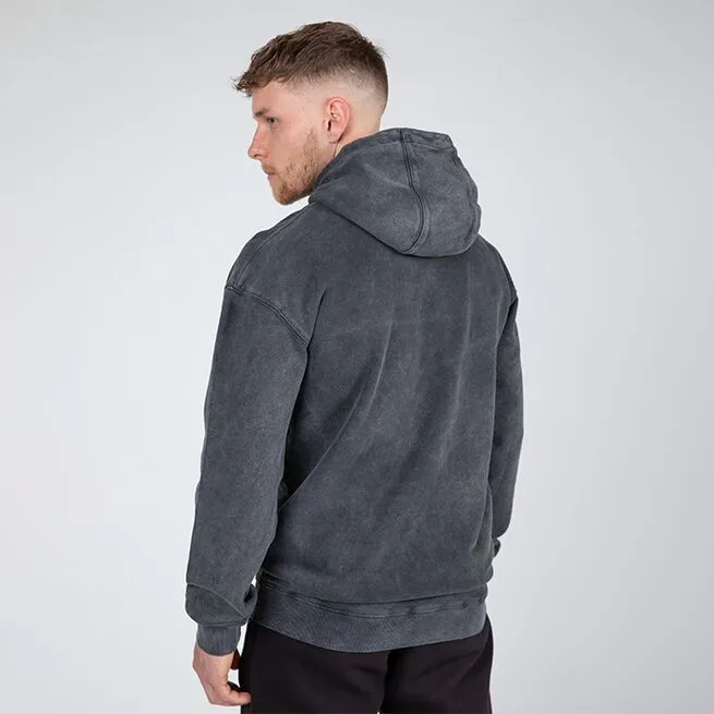 Gorilla Wear Crowley Oversized Men's Hoodie, Washed Grey 3 Gorilla Wear Crowley Oversized Men's Hoodie, Washed Grey - Billede 3