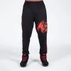 Gorilla Wear Buffalo Old School Workout Pants, Black/Red